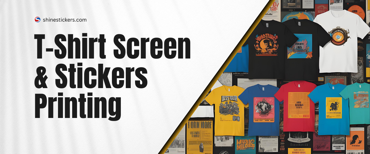T-shirt Screen and Stickers Printing Services Mumbai in India