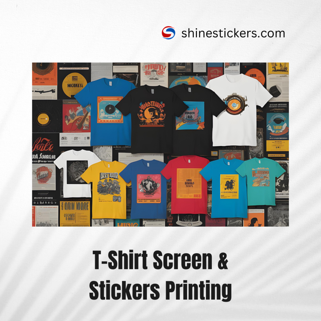 T-shirt Screen and Stickers Printing Services Mumbai in India