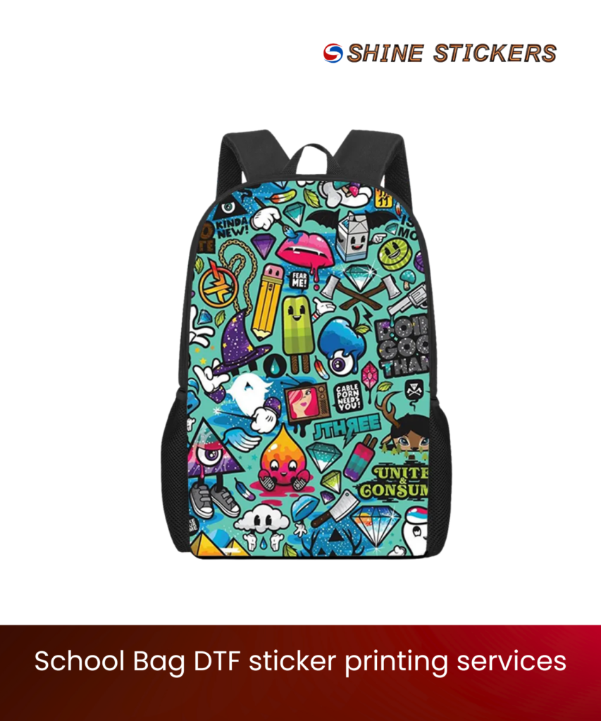 School Bag DTF Sticker Printing Services Mumbai in India