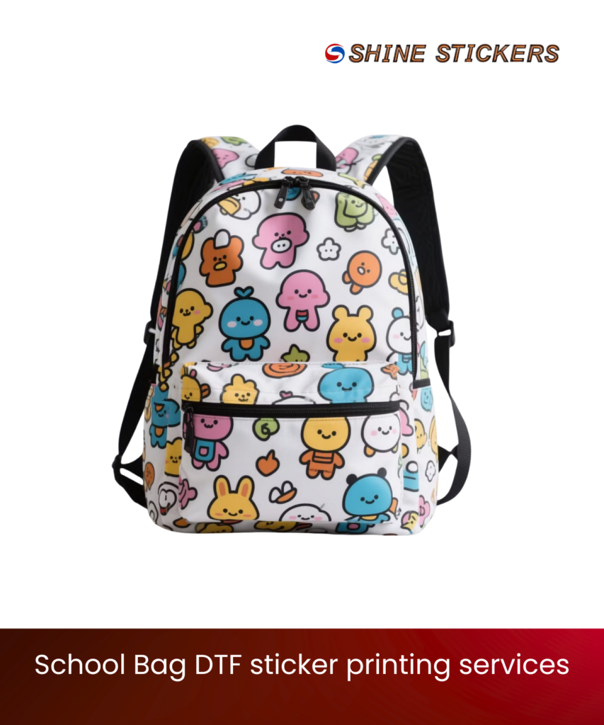 School Bag DTF Sticker Printing Services Mumbai in India