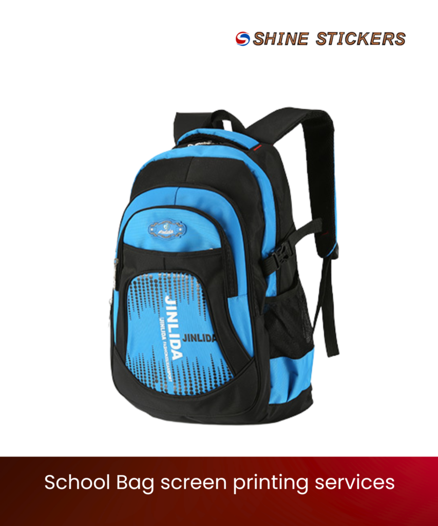 School Bag Screen Printing Services Mumbai in India