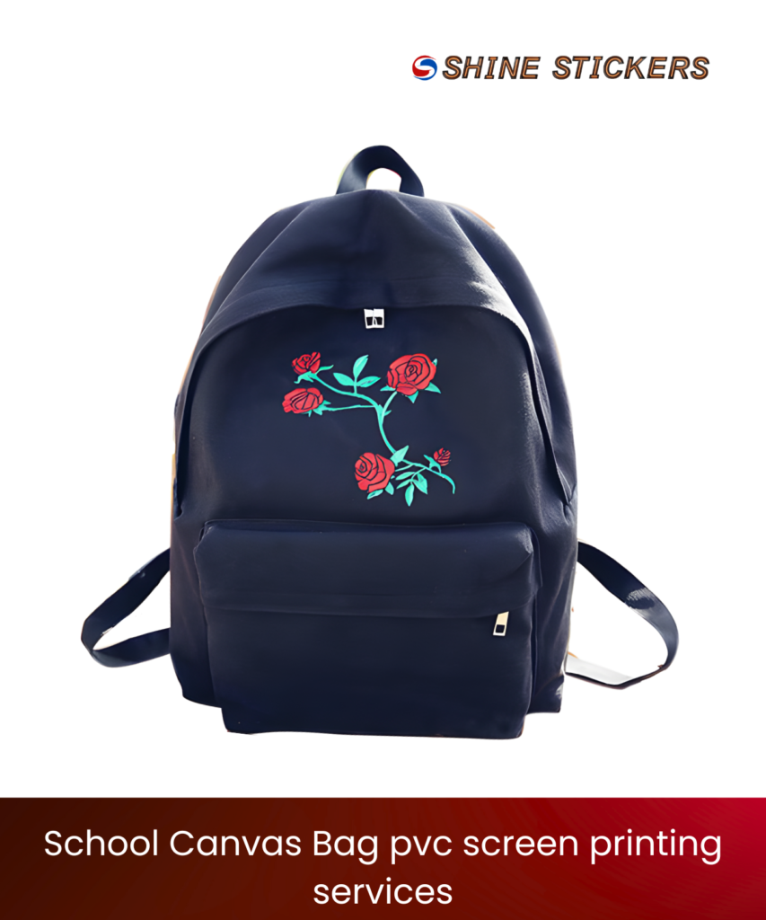 School Canvas Bag PVC Screen Printing Services Mumbai in India