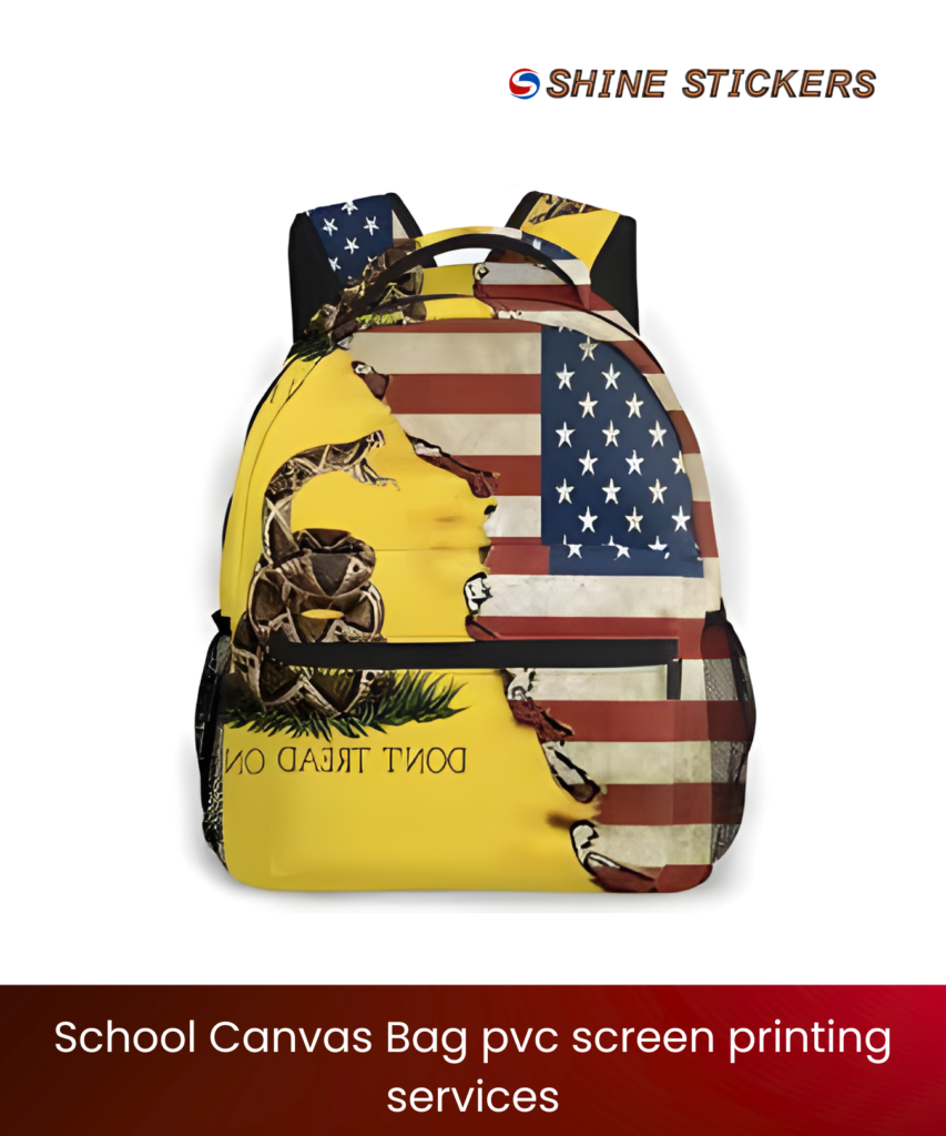 School Canvas Bag PVC Screen Printing Services Mumbai in India