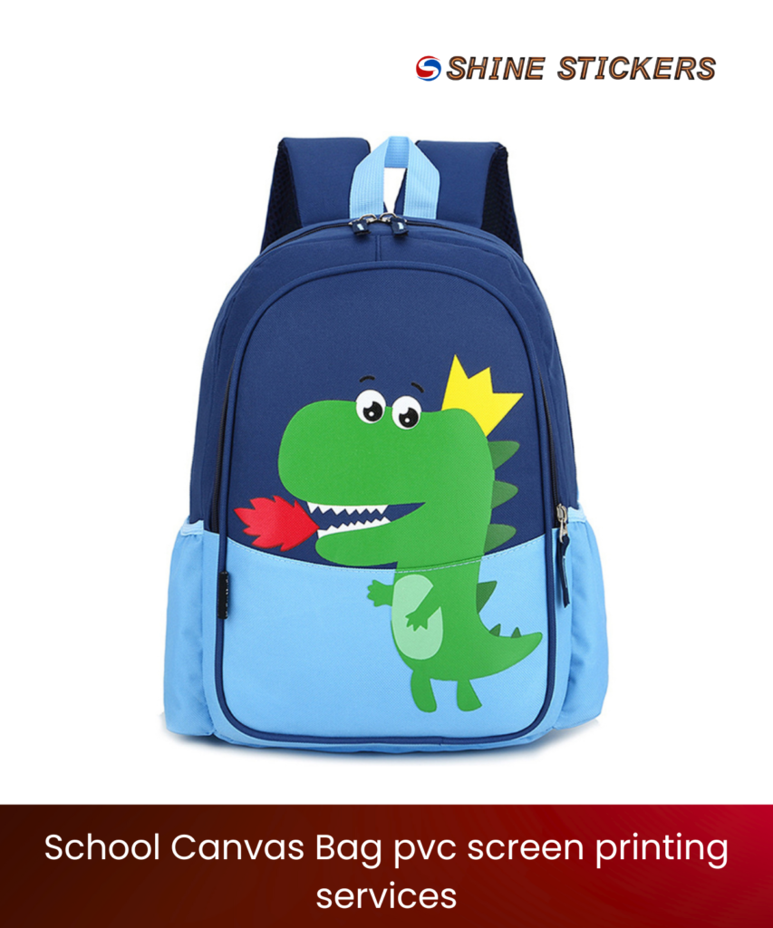 School Canvas Bag PVC Screen Printing Services Mumbai in India