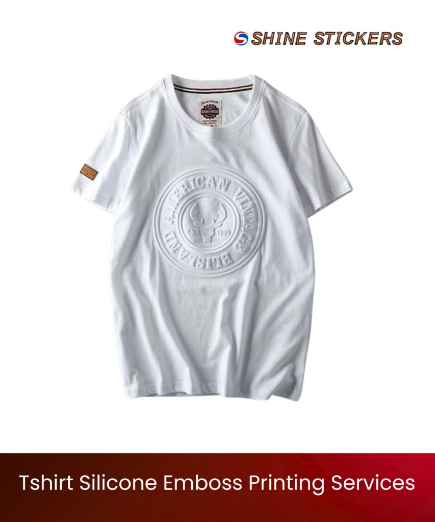 T-shirt Silicone Emboss Printing Services Mumbai in India