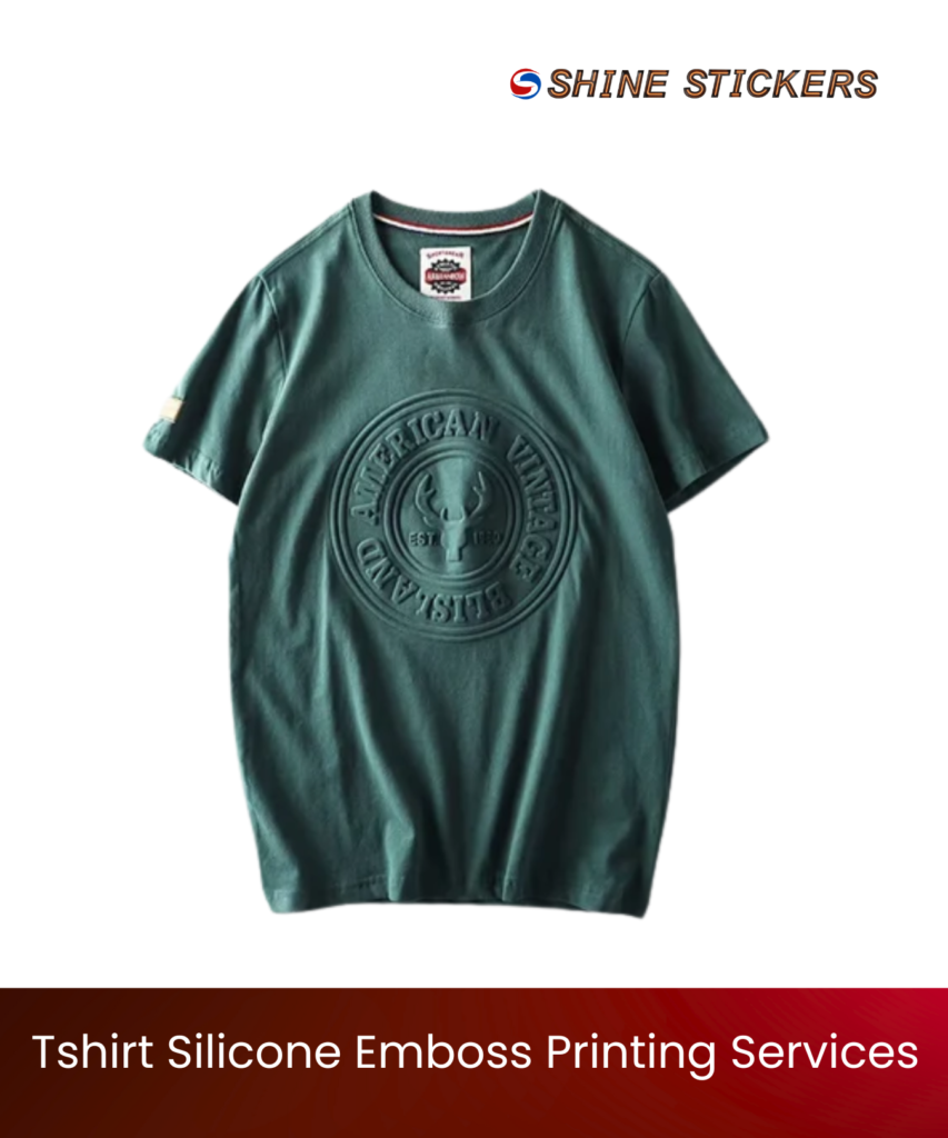 T-shirt Silicone Emboss Printing Services Mumbai in India
